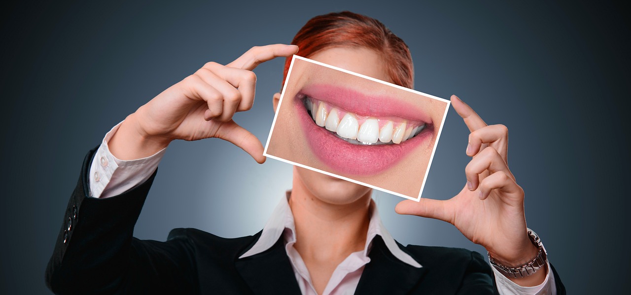 Woman smiling